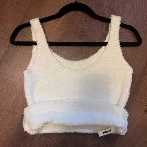 SKIMS | Tops | Skims Cozy Knit Tank Bone | Poshmark